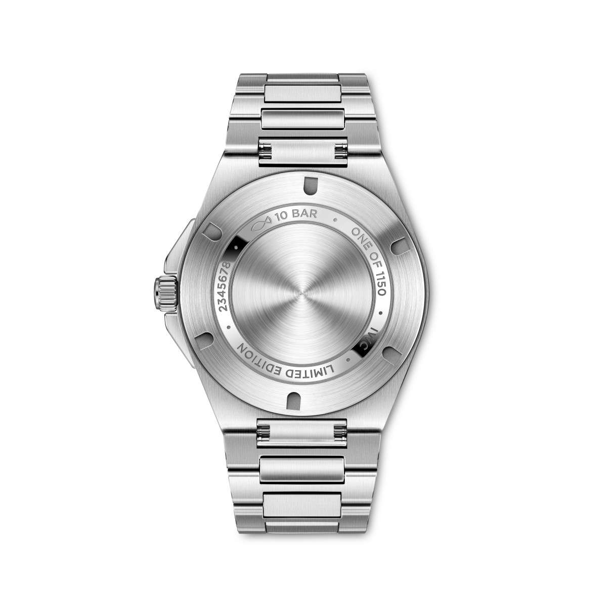 IWC Ingenieur Automatic 40 IW328910 mit geschlossenem Stahlboden und Weicheisen-Innengehäuse